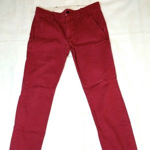 Men's Levi's Jeans Red Joggers Pants 29x32